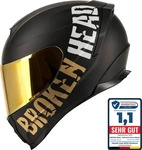Broken Head BeProud_gold_L, Broken Head BeProud Sport Gold Motorradhelm +