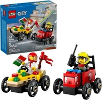 LEGO City Pizzalieferwagen vs. L&ouml;schauto 60458