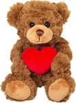 Teddy-Hermann Teddy mit Herz braun 20 cm