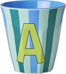 Rice A/S Melamine Cup A Stripes Medium 250ml