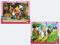 Schmidt Spiele Bibi und Tina - Rahmenpuzzle 24/40 Teile
