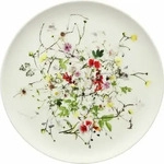 Rosenthal Brotteller, 18 cm, Brillance / Fleurs Sauvages