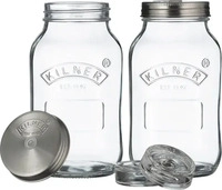 Kilner Fermentier-Set 2 Gl&auml;ser &aacute;1l