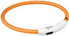 TRIXIE Flash Leuchtring USB M - L (45 cm / ø 7 mm) orange