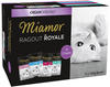 Miamor Ragout Royale in Cream Vielfalt Kalb, Ente, Huhn & Lachs 12x100g Beutel