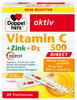 PZN-DE 18096621, Queisser Pharma DOPPELHERZ Vitamin C 500+Zink+D3 Depot DIRECT Pel.