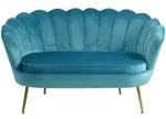 SalesFever Muschelsofa aus Samt