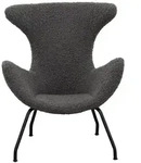 SalesFever Relaxsessel Teddyfell - Grau