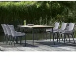 Niehoff Luna Gartentisch Aluminium/Teak
