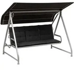 Kettler Paradiso Hollywoodschaukel Aluminium/Outdoorgewebe - Silber