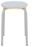 5er Set Jan Kurtz Paris Hocker - Schwarz