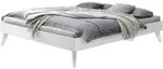 Hasena Trento 16 Calvari Bettgestell Massivholzbett - Weiss deckend