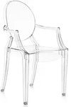 Kartell Louis Ghost Stapelstuhl transparent