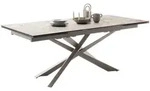 MCA Tesero Auszugtisch Edelstahl/Keramik 200/300x95 cm