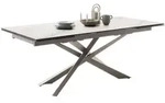 MCA Tesero Auszugtisch Edelstahl/Keramik 200/300x95 cm