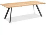Niehoff Valletta Tisch Tischplatte Teak recycelt/ Aluminiumgestell 220x95x76 cm