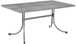 MWH Universal Gartentisch Stahl Iron-Grey