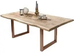 SIT M&ouml;bel TABLES & CO Mango Massiv mit Baumkante Tisch 160x90 cm