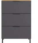 Germania Califonia Kommode Holzwerkstoff Grau/Braun