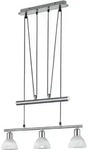 Trio Levisto Pendelleuchte Metall/Glas Alabasterfarbig H&ouml;henverstellbar