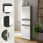 Xonox.Home Blake Standschrank 35x137 cm - Schwarz