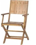 Siena Garden Falun Klappsessel Teak 57x50 cm - Braun