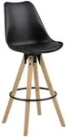 Actona Dima Barhocker Rubberwood/Leder look - Rubberwood