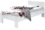 Pol Power Saturn Bett Holzwerkstoff Dekorfolie 90x200 cm - Wei&szlig;