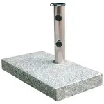 Siena Garden Schirmst&auml;nder Granit 25 Kg 45x28x7,5 cm - Silber