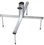Doppler Rasenspiess klappbar - Silber