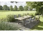 Diamond Garden Valencia Gartenm&ouml;belset 5tlg. mit Porto Ausziehtisch 170/270x90 cm -