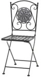 Siena Garden Como Klappsessel 37x36x90 cm Stahl/Keramik - Schwarz