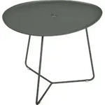 Fermob COCOTTE niedriger Tisch mit abnehmbarer Platte aus Aluminium 55x44,5 cm