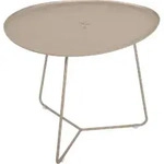 Fermob COCOTTE niedriger Tisch mit abnehmbarer Platte aus Aluminium 55x44,5 cm