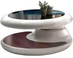 SalesFever Couchtisch 90x90x42 cm wei&szlig;