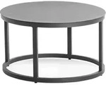 Niehoff Serra Loungetisch Aluminium/Anthrazit - Schwarz