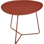 Fermob COCOTTE niedriger Tisch mit abnehmbarer Platte aus Aluminium 55x44,5 cm