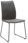 Niehoff Sitzm&ouml;bel Capri Stuhl Eisen/Microfaser - Schwarz