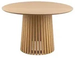 Actona Christo Esstisch Eiche Furnier/Holzwerkstoff &Oslash;120x75 cm - matt Eiche
