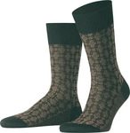FALKE 12576_745403, FALKE Artwork Tie Herren Socken 39-40 Gr&uuml;n
