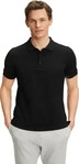 FALKE 62101_300004, FALKE Essential Cotton Herren Polo Shirt L Schwarz