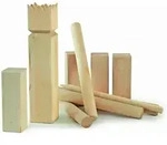 Carromco Wikinger Schach/ Kubb "Basic",braun,