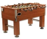 Bandito Tischfu&szlig;ball Kickertisch "Profi-Soccer DeLuxe",braun,