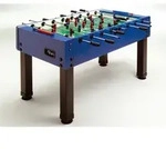 Garlando Tischfu&szlig;ball Kickertisch "Master-Cup",schwarz / blau,