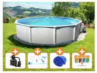 Steinbach Aktionsangebot Stahlwand Swimming Pool Set "Grande rund",,Ø 457 x 135 cm