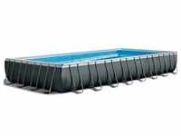 Intex Frame Swimming Pool Set "Ultra Quadra XTR",anthrazit,975 x 488 x 132 cm