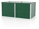 Hochbeet LINUS 86cm hoch, seegras-alu-eloxiert, Metallhochbeet, Gartenbeet