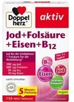 Doppelherz Jod+fols&auml;ure+eisen+b12 Tabletten