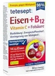 Tetesept Eisen+B12 Vitamin C+Fols&auml;ure Filmtabletten