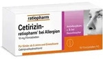 Cetirizin-ratiopharm&reg; bei Allergien 10 mg Filmtabletten